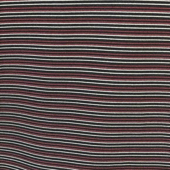 Fila Golf Polo Shirt Mens Large Maroon Black Striped Short Sleeves - Picture 4 of 8